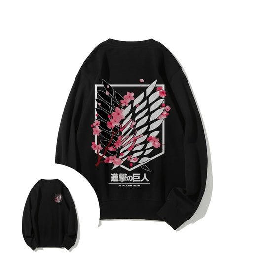 Attack on Titan Sweatshirt Casual Pullover Streetwear