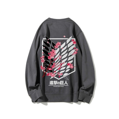 Attack on Titan Sweatshirt Casual Pullover Streetwear