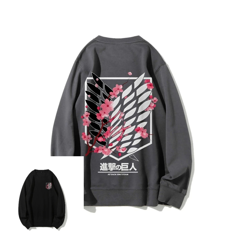 Attack on Titan Sweatshirt Casual Pullover Streetwear