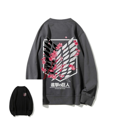 Attack on Titan Sweatshirt Casual Pullover Streetwear