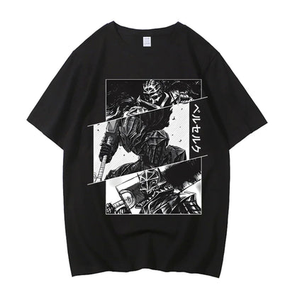 Berserk Tshirt - Guts Black Swordsman Graphic Tee